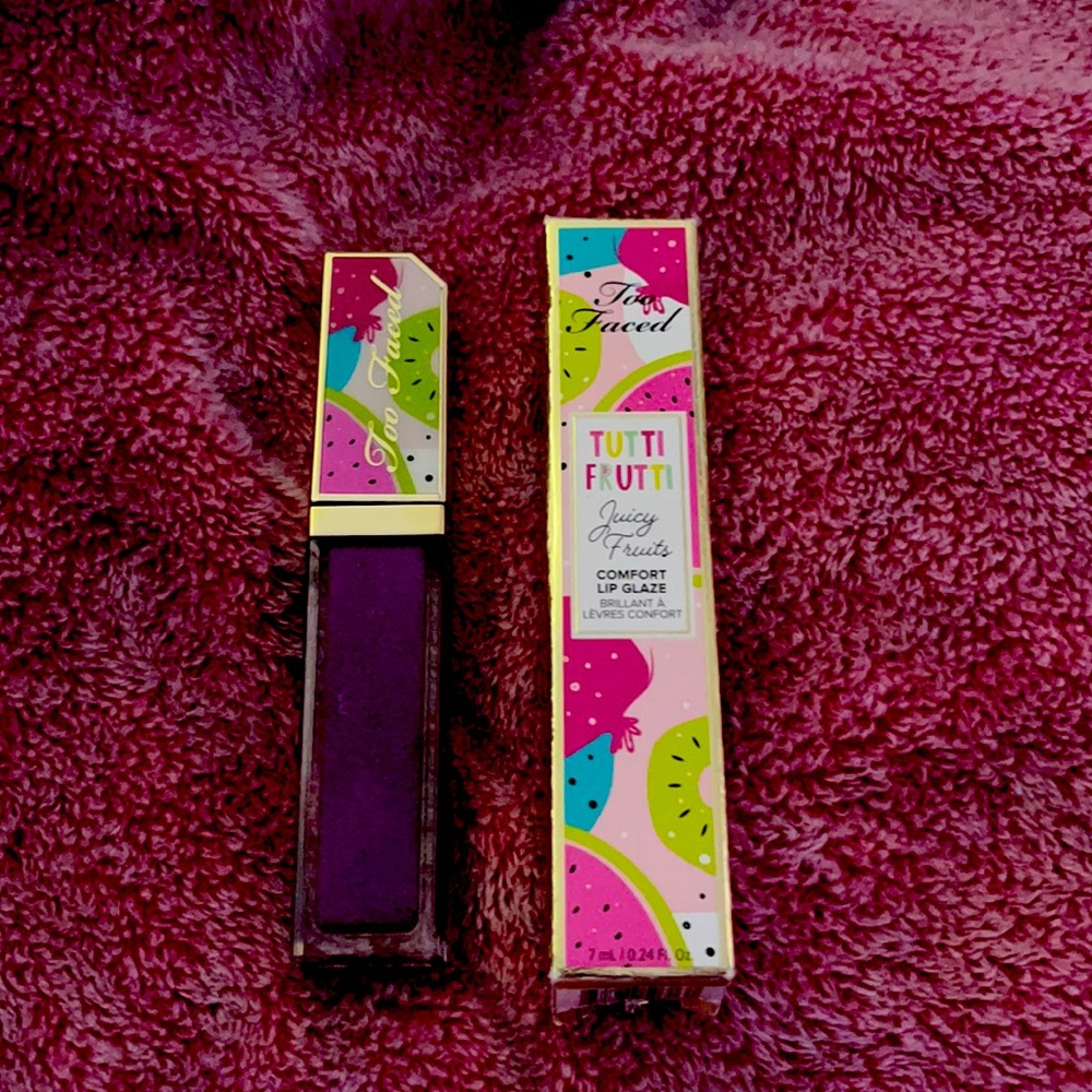 Too Faced: Tutti Frutti Juicy Fruits Lipglaze: NEW